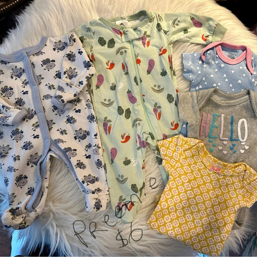 Baby Onesie and Pajama Set